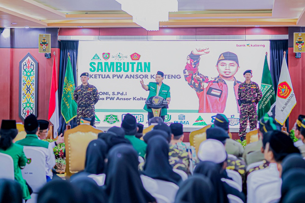Wagub Kalteng Edy Pratowo Buka Pendidikan Kader Lanjutan dan Diklat Terpadu Dasar GP Ansor Se-Kalteng