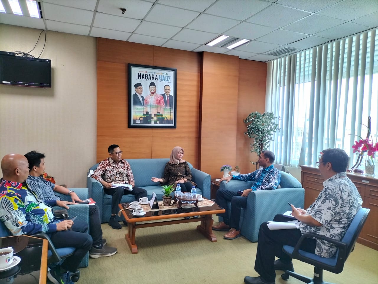 Kepala Pusat Inovasi Administrasi Negara LAN RI Sambut Baik Pemprov. Kalteng ke Laboratorium Inovasi LAN RI