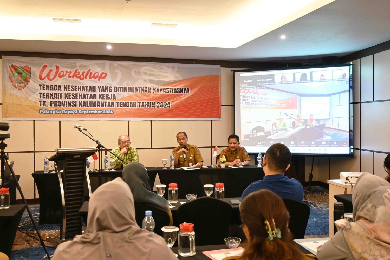 Dinkes Prov. Kalteng Gelar Workshop Peningkatan Kesehatan Kerja