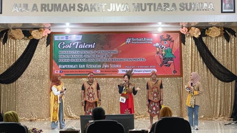 RSJ Kalawa Atei Ikuti Pembukaan Jambore Jiwa dan Poskesremen