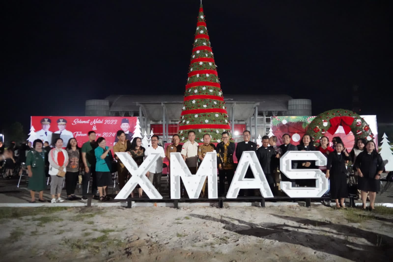 Panitia Perayaan Natal ASN Pemprov Kalteng Bersama Dengan DAD Kalteng dan PGI Kalteng Gelar Doa Bersama Sambut Natal 2023