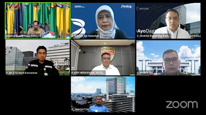 Sahli Yuas Elko Ikuti Rakor Pengendalian Inflasi bersama Mendagri RI