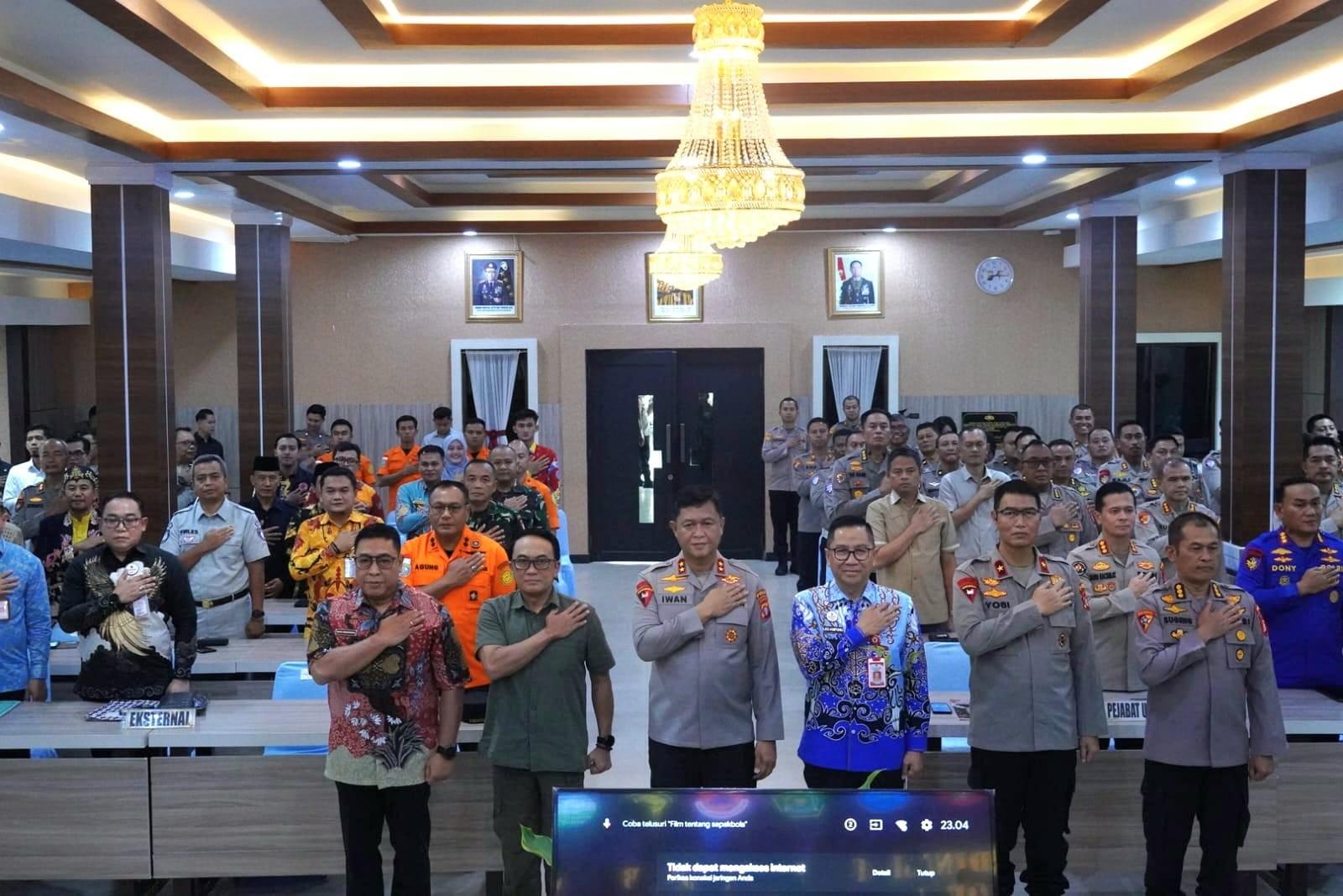 Jelang Idulfitri, Pemprov Kalteng dan Polda Gelar Rakor Operasi Ketupat Telabang 2026