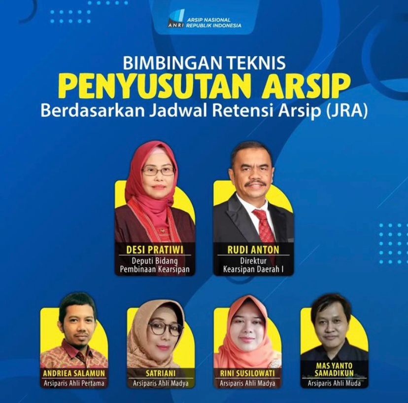 Dispursip Prov. Kalteng Ikuti Bimtek Penyusutan Arsip Yang Diadakan Oleh Arsip Nasional Republik Indonesia