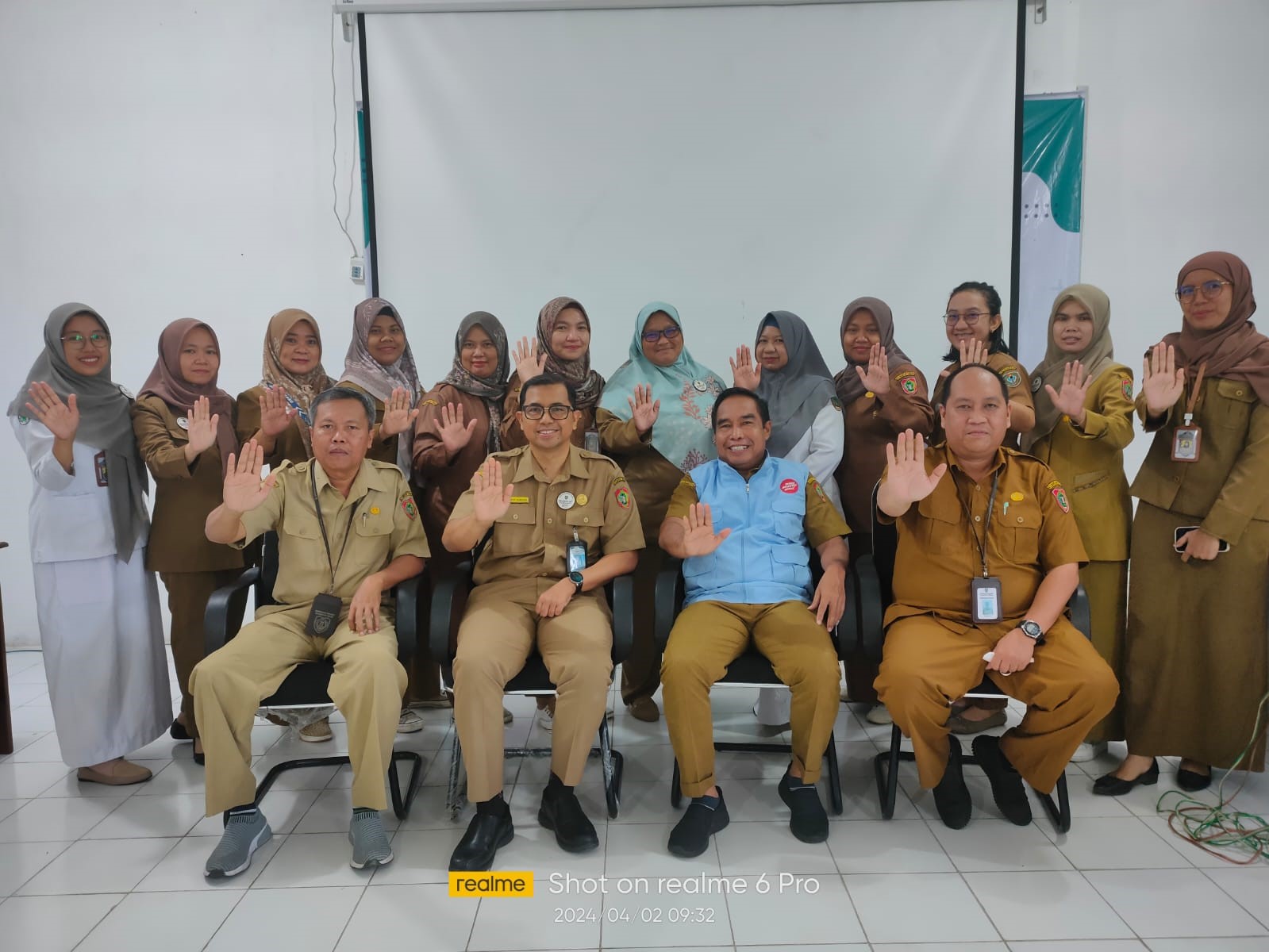 Tim dari Inspektorat Daerah Prov. Kalteng Lakukan Penyuluhan Anti Korupsi dan Sosialisasi Gratifikasi kepada ASN lingkup SKPD/UPT RSUD Hanau
