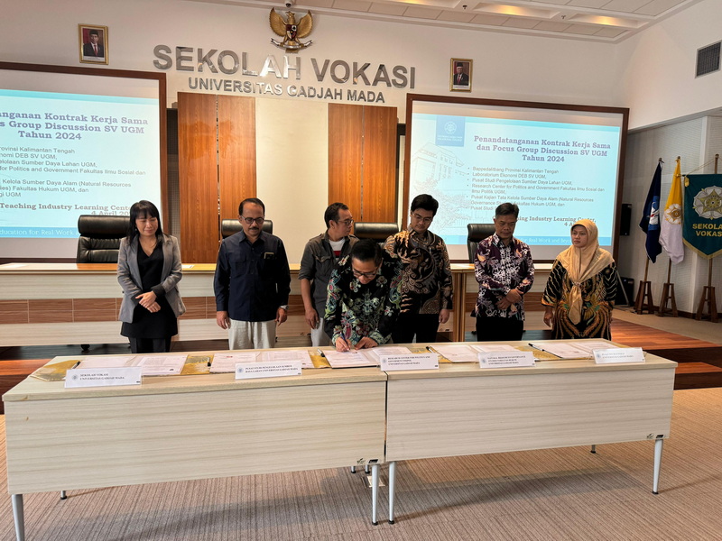 Bappedalitbang Prov. Kalteng Lakukan Penandatanganan PKS dengan Beberapa Perguruan Tinggi