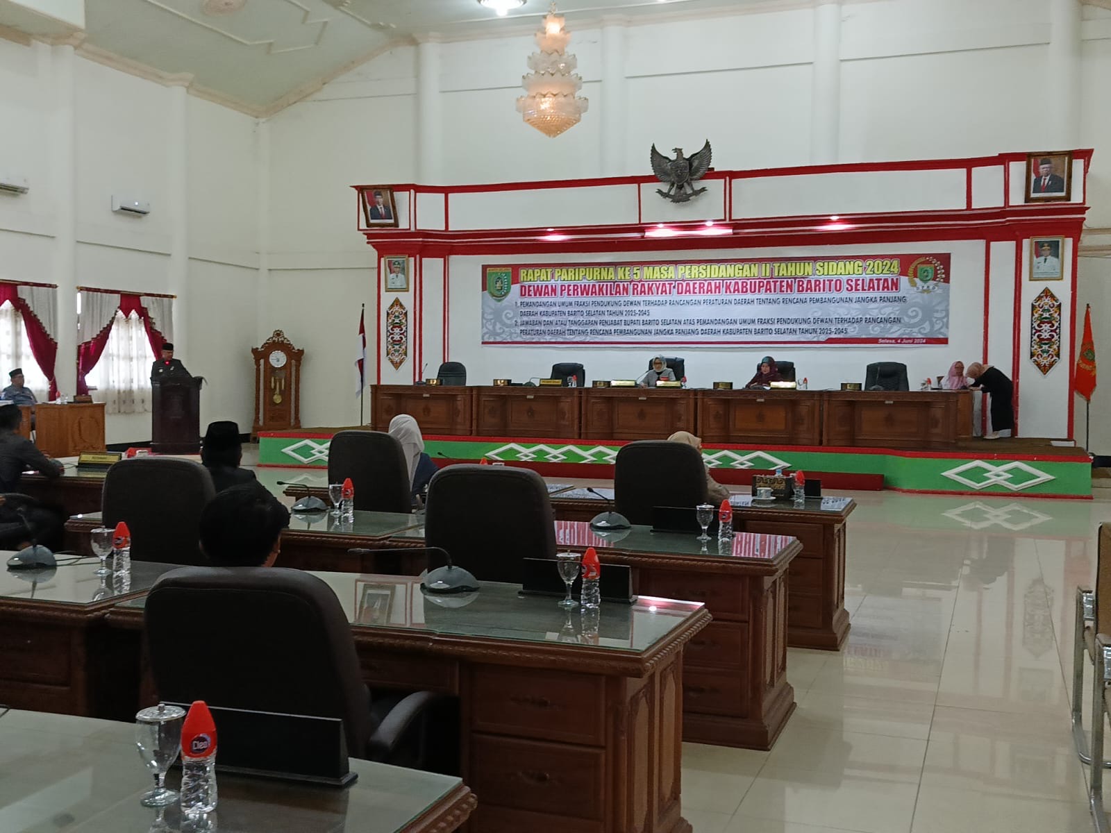 Lima fraksi DPRD Barsel Sepakat Raperda RPJPD Dibahas Pada Tahap Selanjutnya