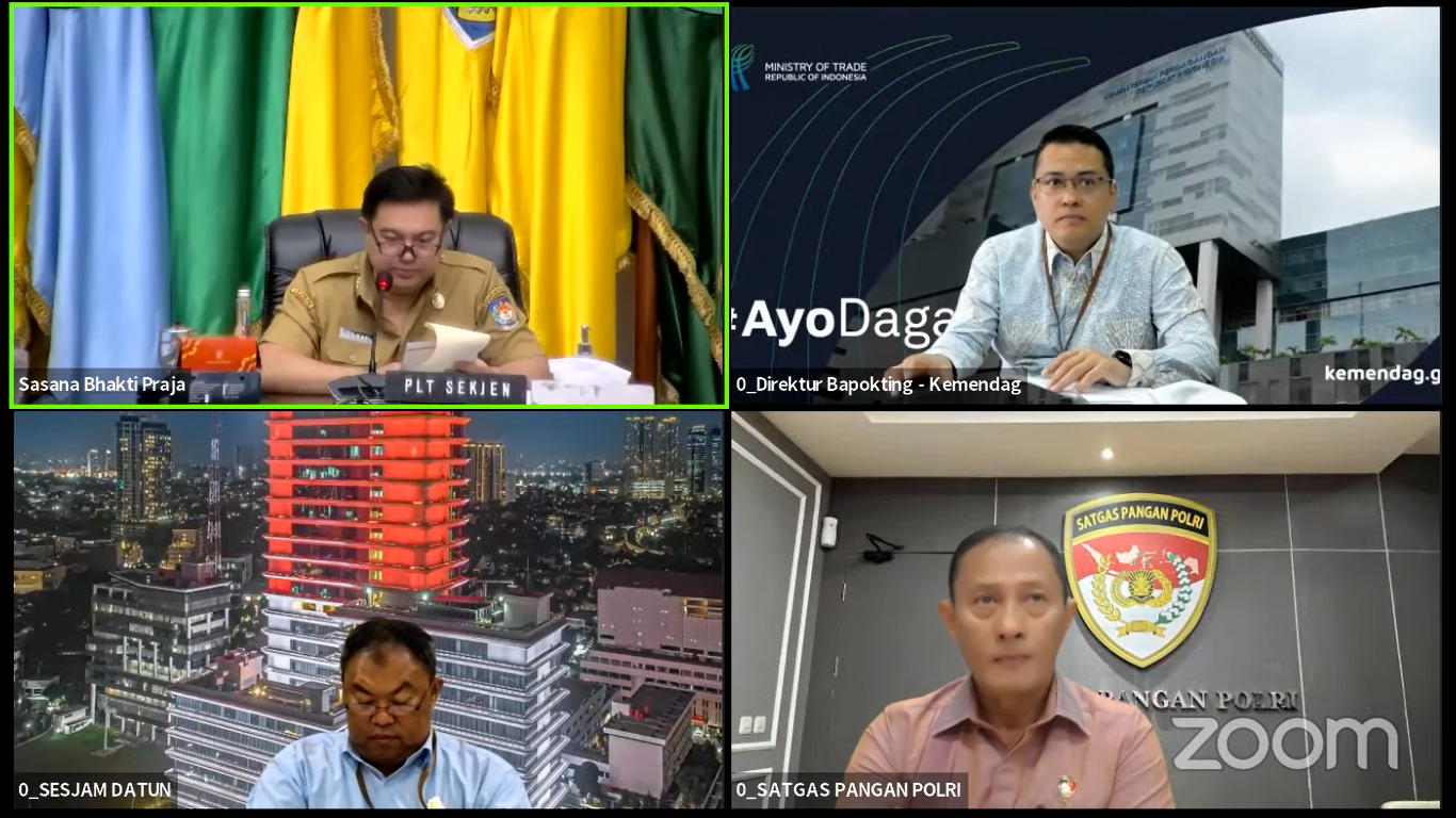 Sahli Yuas Elko Ikuti Rakor Pengendalian Inflasi di Daerah Tahun 2024