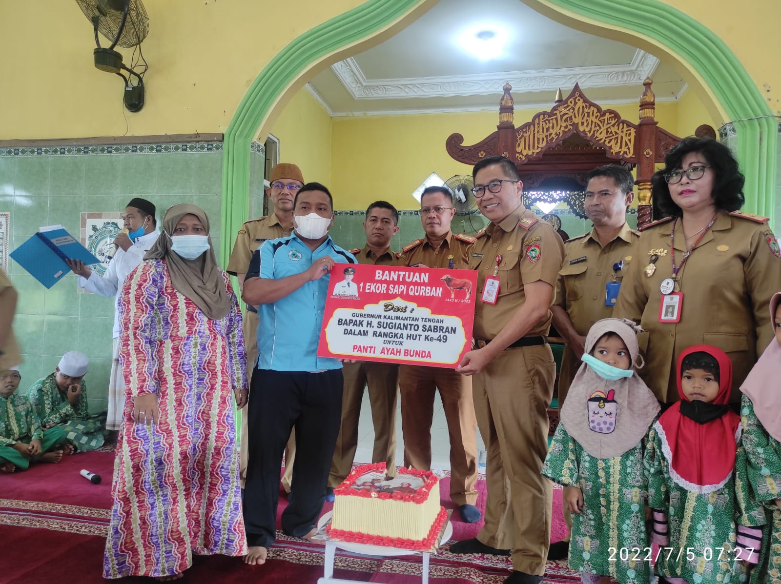 Gubernur Kalteng Gelar Anjangsana Ke Panti Asuhan Ayah Bunda