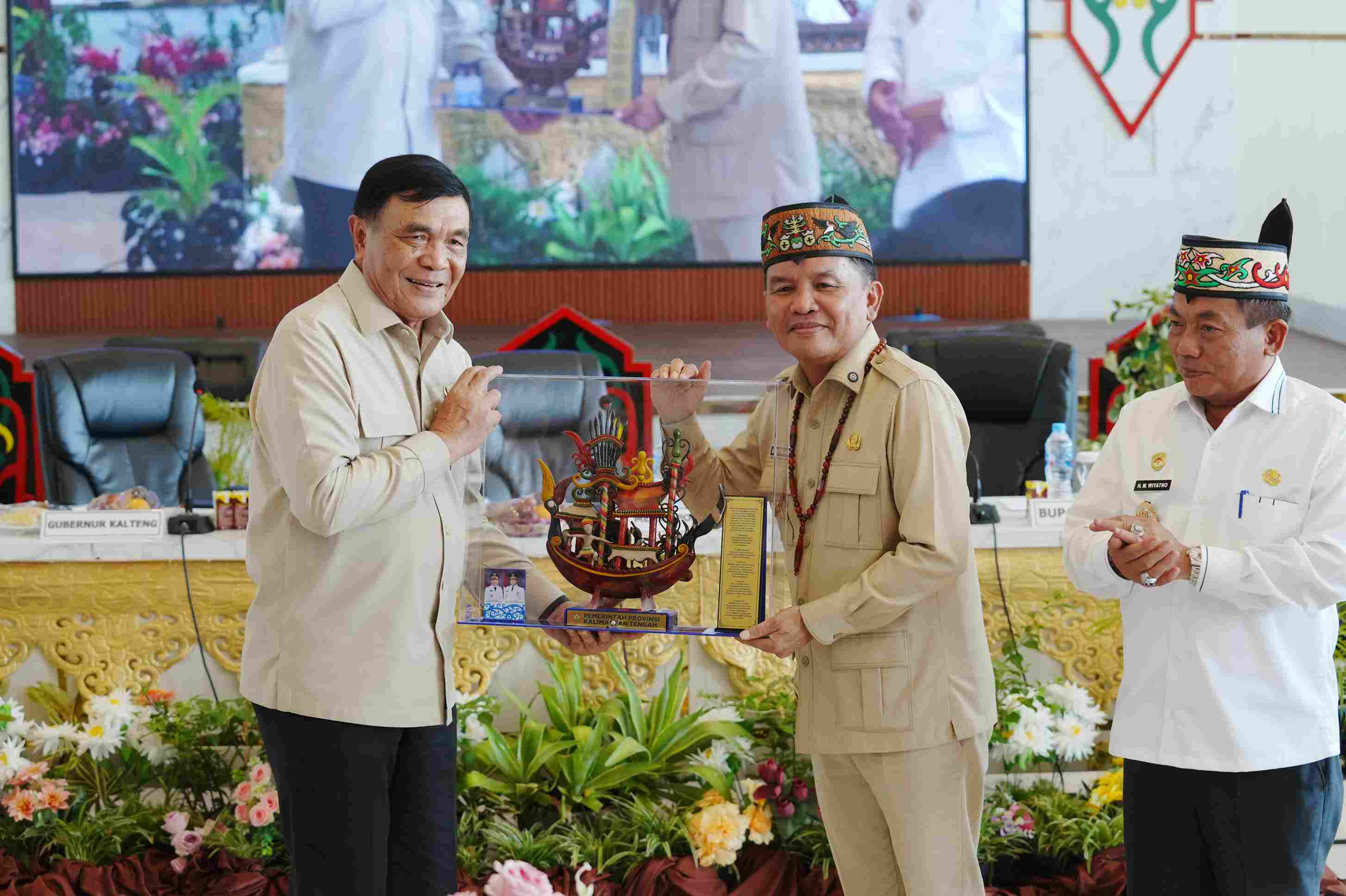 Menko Polkam Djamari Chaniago Kunker ke Kapuas, Dihadiri Gubernur Agustiar Sabran
