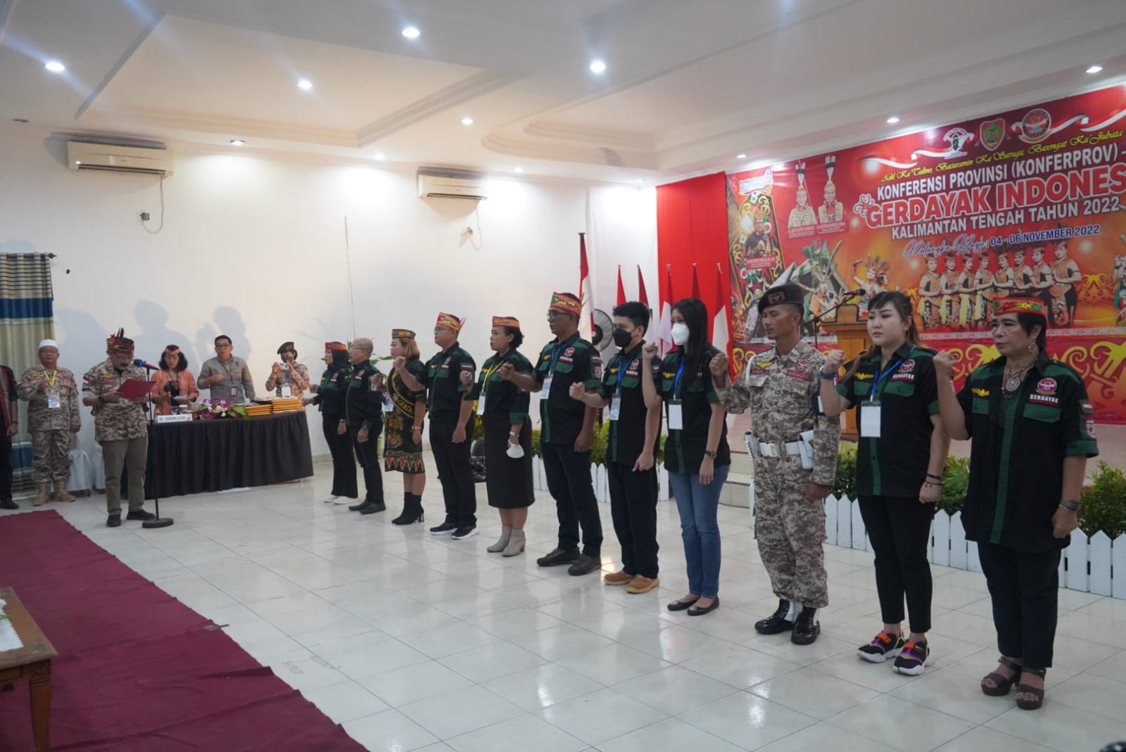 Wagub Kalteng Buka Secara Resmi Konferensi Provinsi II Gerdayak Indonesia Kalteng Tahun 2022