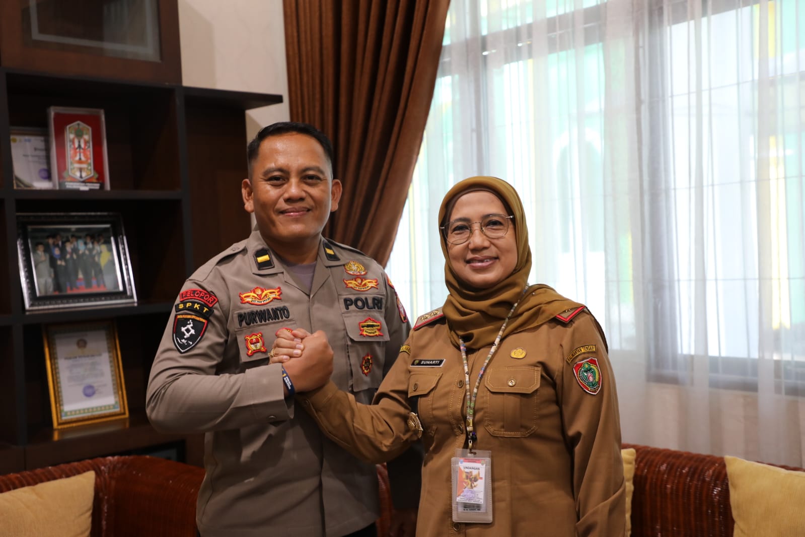 Kadis TPHP Sunarti Terima Kunjungan dari Polres Katingan