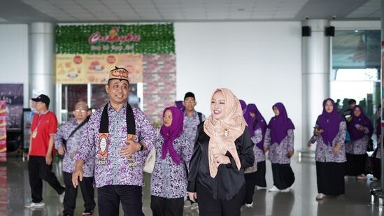 Disbudpar Kalteng Sambut Kafilah Kaltim MTQ VII Korpri Nasional