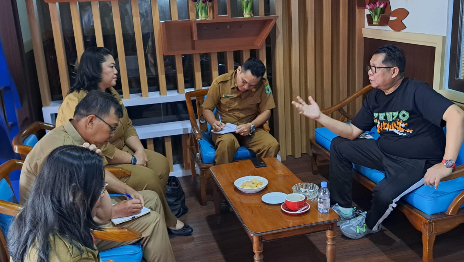 Kepala Dislutkan Prov. Kalteng Terima Kunjungan Kepala DKPP Kabupaten Kapuas