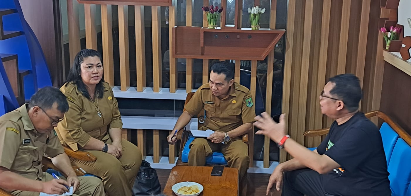 Kepala Dislutkan Prov. Kalteng Terima Kunjungan Kepala DKPP Kabupaten Kapuas
