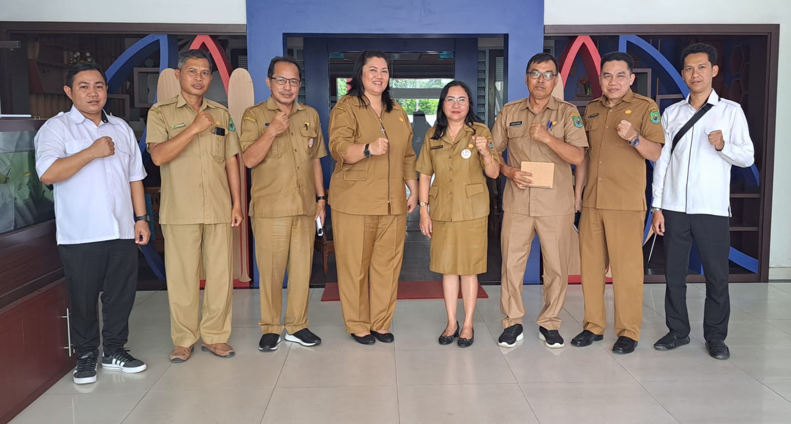 Kepala Dislutkan Prov. Kalteng Terima Kunjungan Kepala DKPP Kabupaten Kapuas