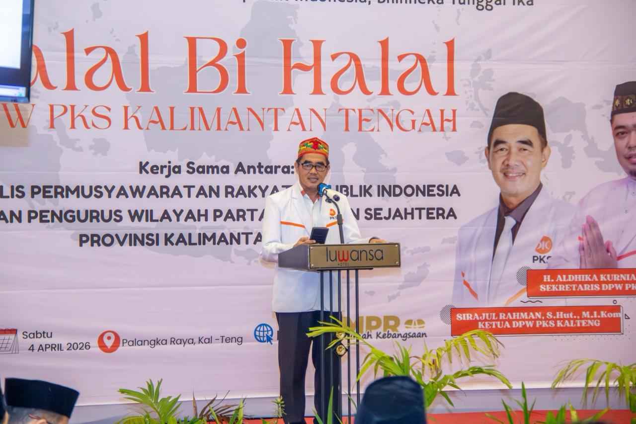 Acara Halal Bihalal serta Sosialisasi Empat Pilar Kebangsaan Digelar oleh DPW PKS Prov. Kalteng