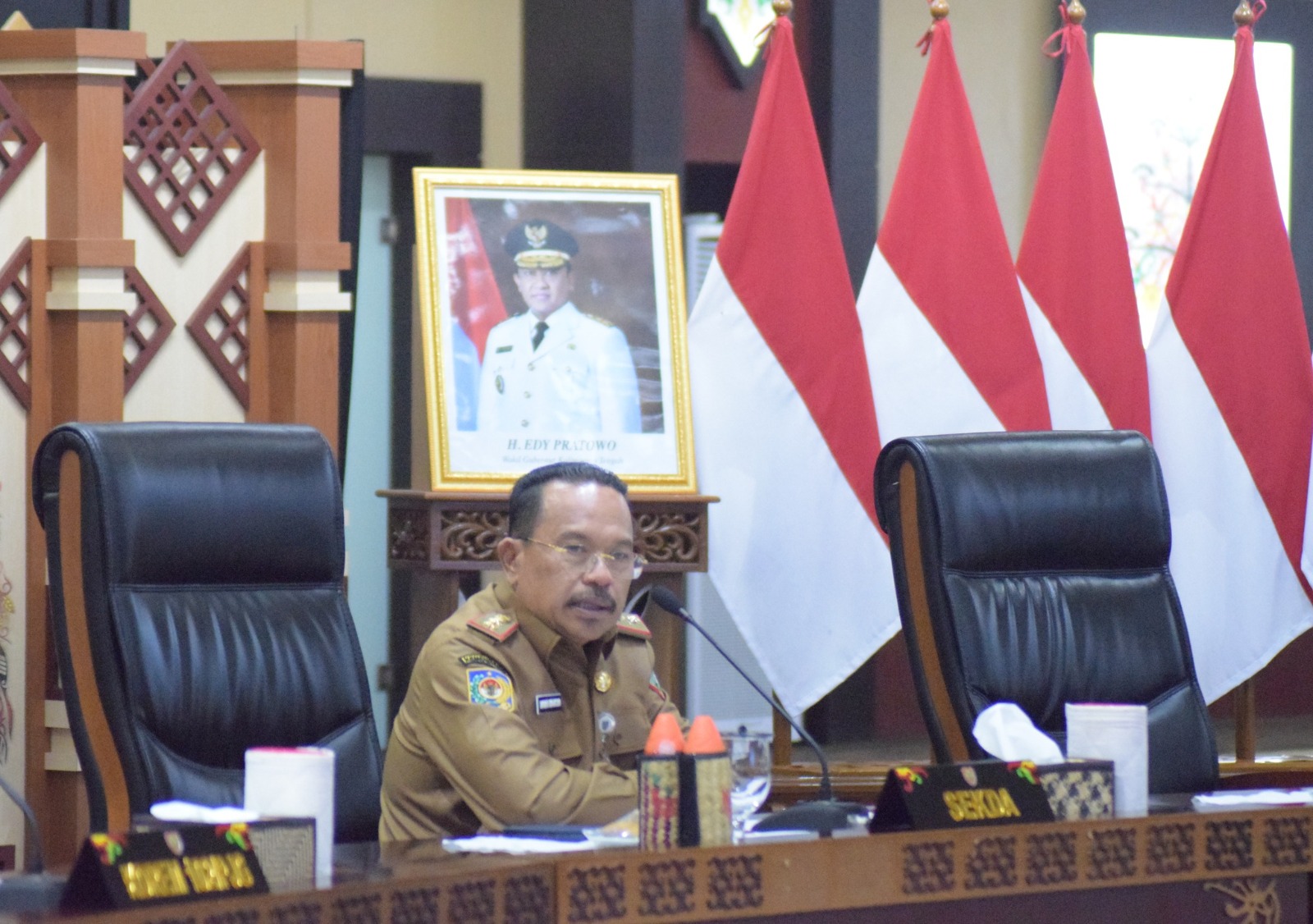 Sekda Nuryakin Apresiasi TPID Kalteng yang telah Lakukan Beberapa Upaya Dalam Pengendalian Inflasi di Kalteng