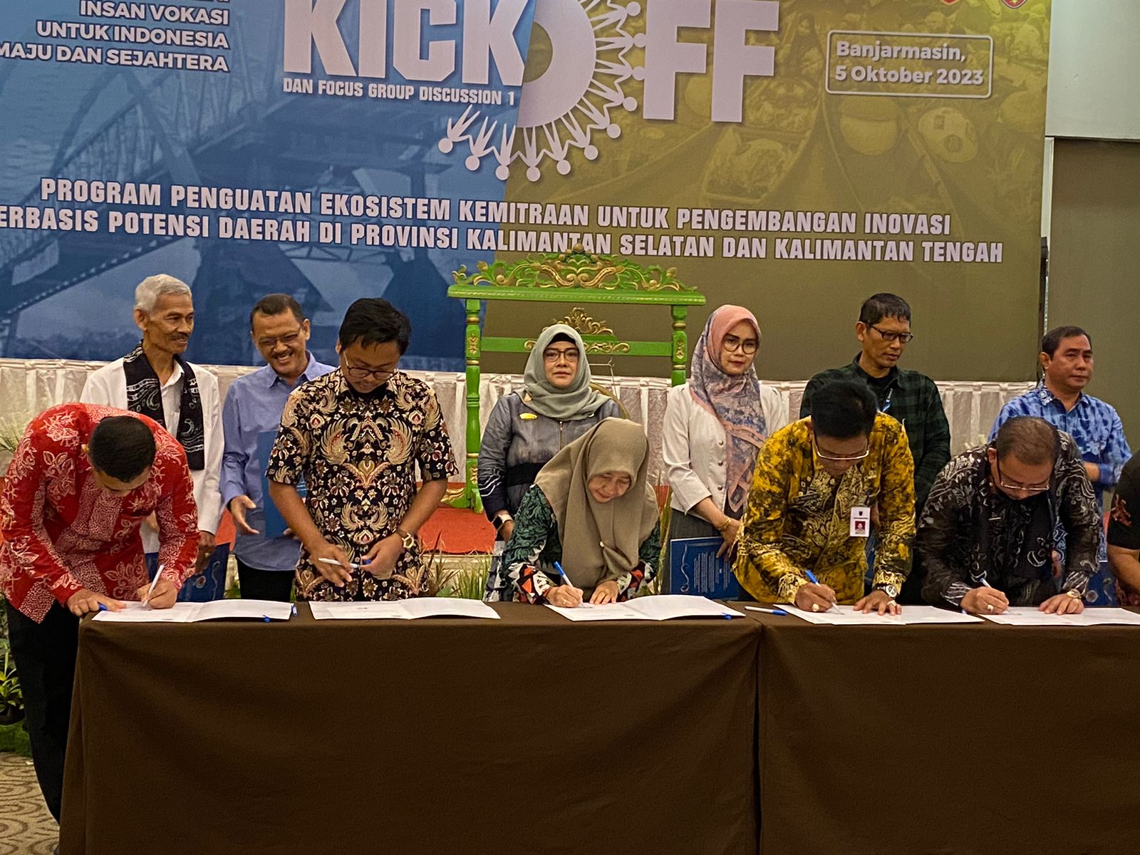 Pendidikan Vokasi Kalselteng Kerja Sama Kembangkan Inovasi