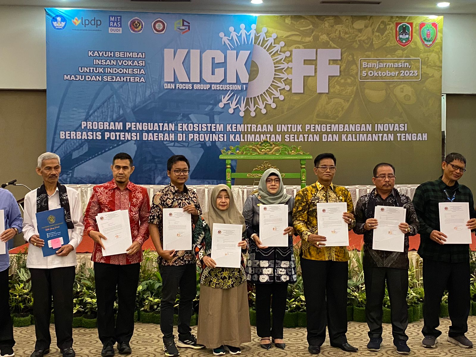 Pendidikan Vokasi Kalselteng Kerja Sama Kembangkan Inovasi