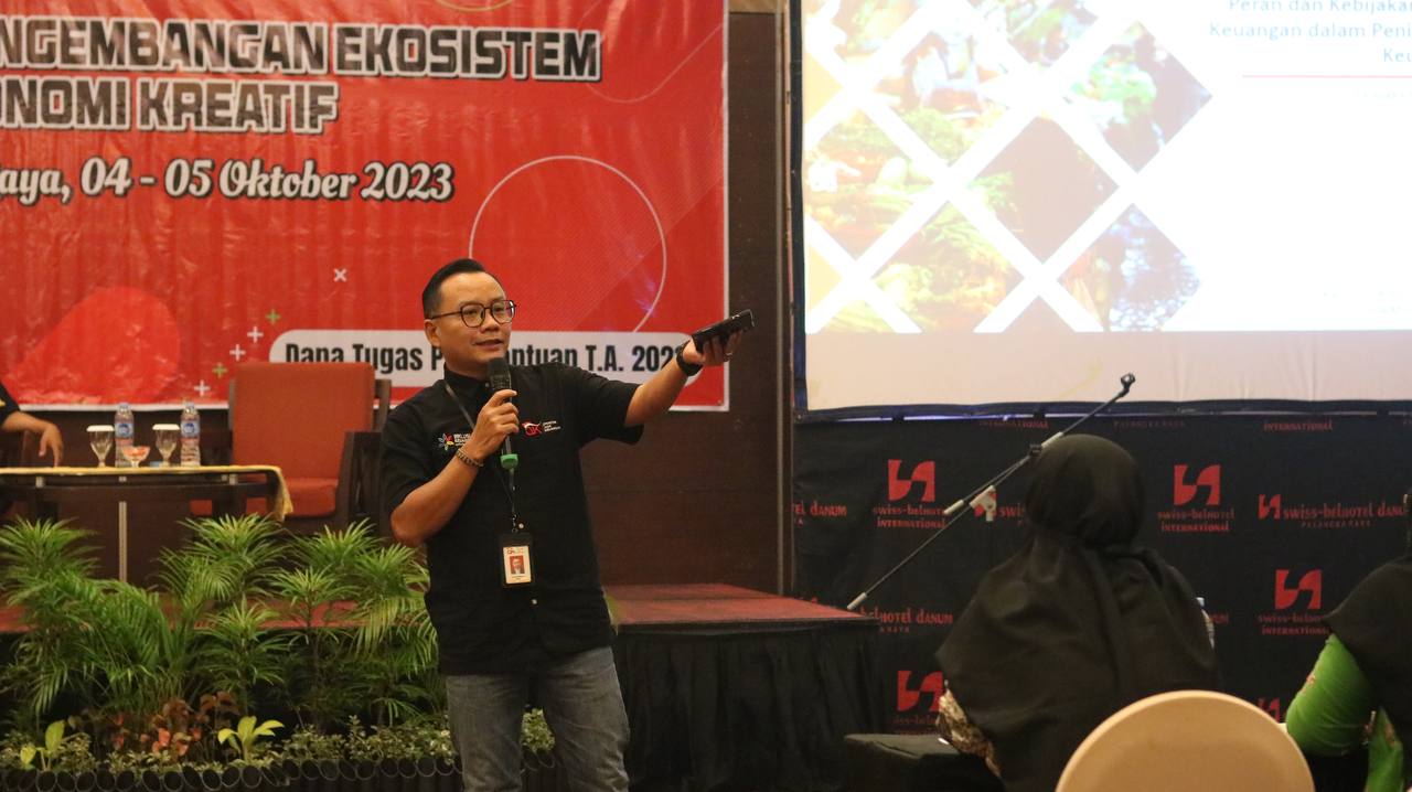 Disbudpar Prov. Kalteng Gelar Workshop Pengembangan Ekosistem Ekonomi Kreatif