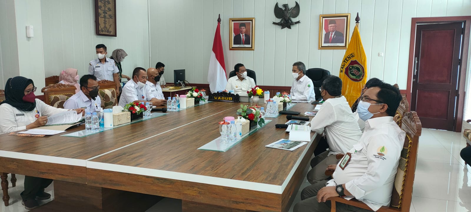 Wagub Kalteng Menerima Audensi Kepala BRGM RI
