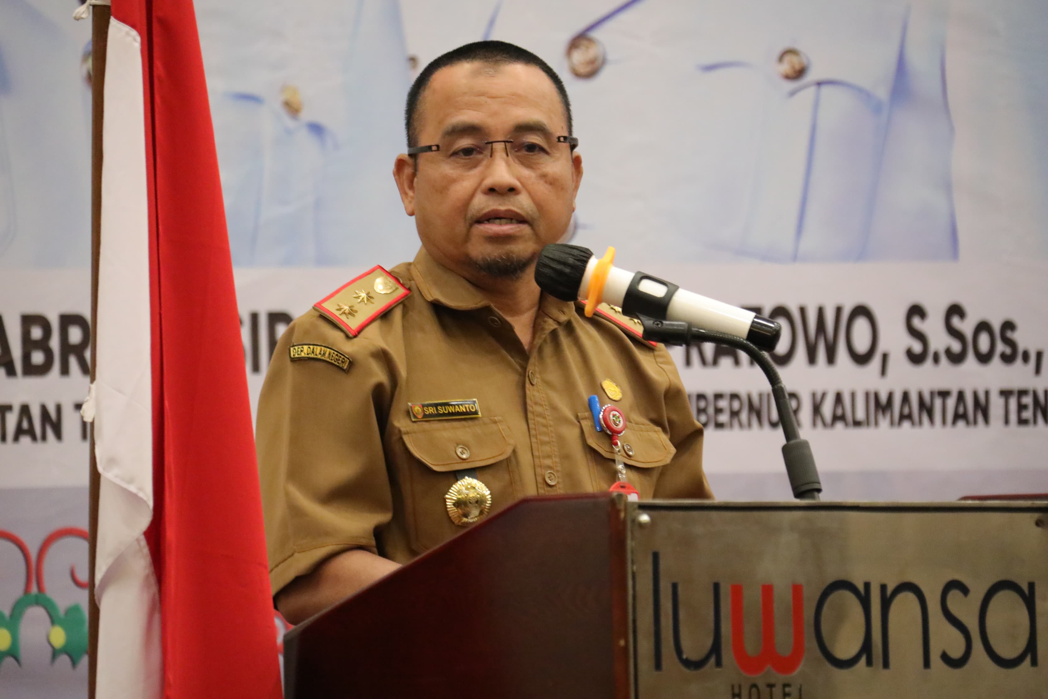 Asisten Adum Sri Suwanto Buka Bimtek Bantuan Keuangan Berbasis Ekologi