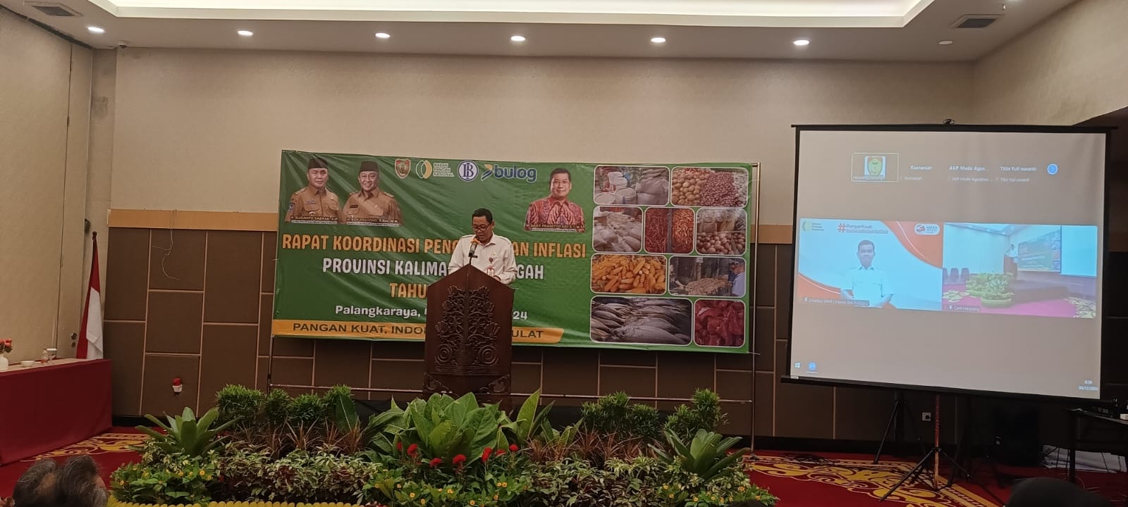 Dinas Ketahanan Pangan Prov. Kalteng Adakan Rakor Pengendalian Inflasi