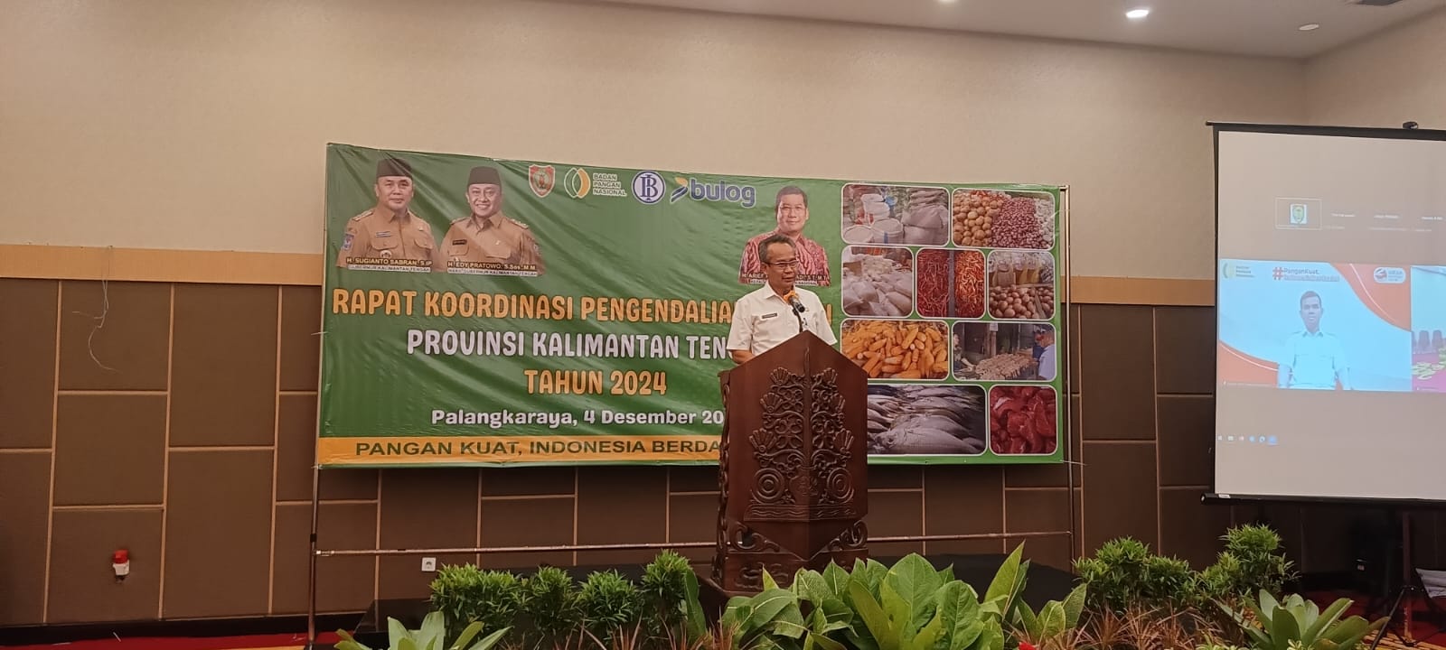 Dinas Ketahanan Pangan Prov. Kalteng Adakan Rakor Pengendalian Inflasi