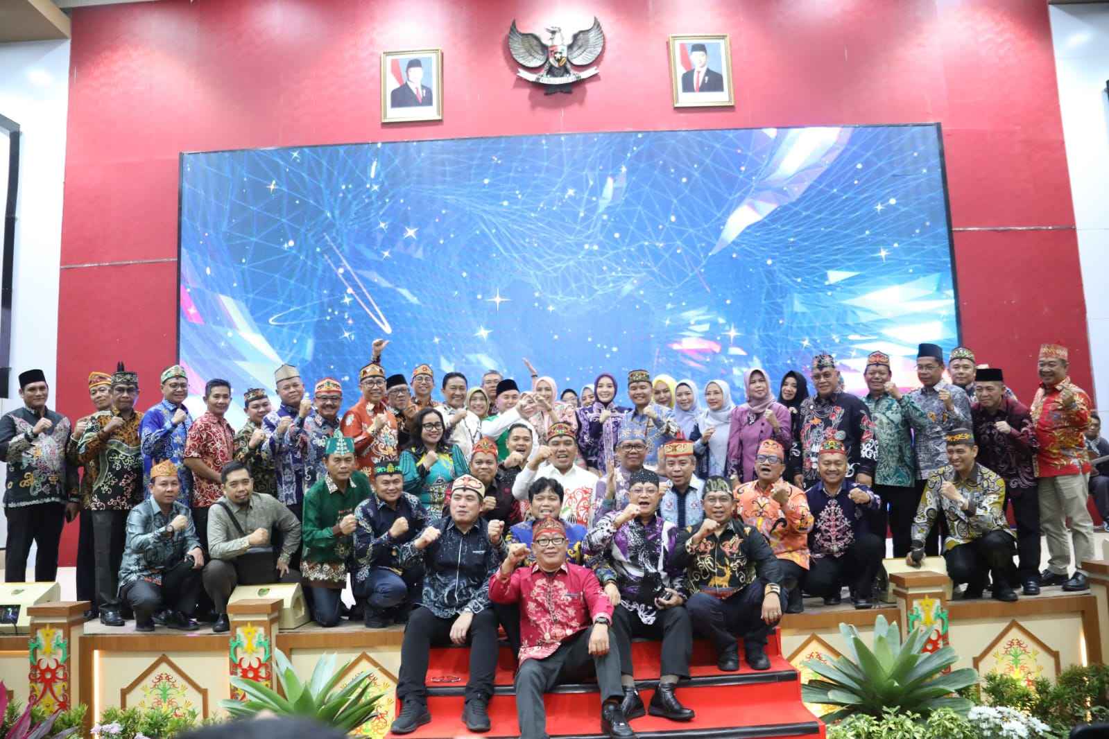 Kepala BKD Lisda Arriyana Hadiri Acara Serah Terima Jabatan, Lepas Sambut, Serta Ramah Tamah Gubernur Kalteng
