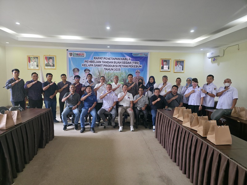 Disbun Prov. Kalteng Tetapkan Harga TBS Naik