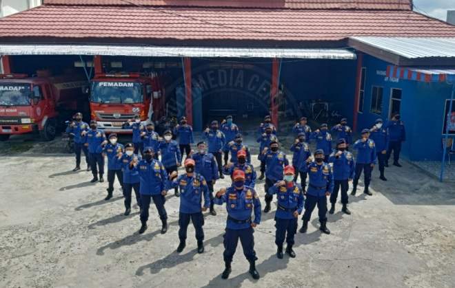 Satpol PP Dan Damkar Siap Siaga Di Wilayah Kabupaten Kobar