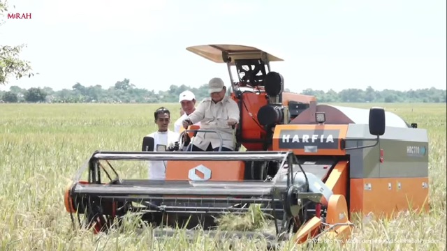 Gubernur Agustiar Sabran Berkesempatan Sampaikan Ucapan Terima Kasih Atas Kebijakan dan Keberpihakan Presiden Prabowo Subianto Kepada Petani