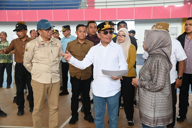 Gubernur Kalteng Agustiar Sabran Tinjau Fasilitas Olahraga dan Sport Center