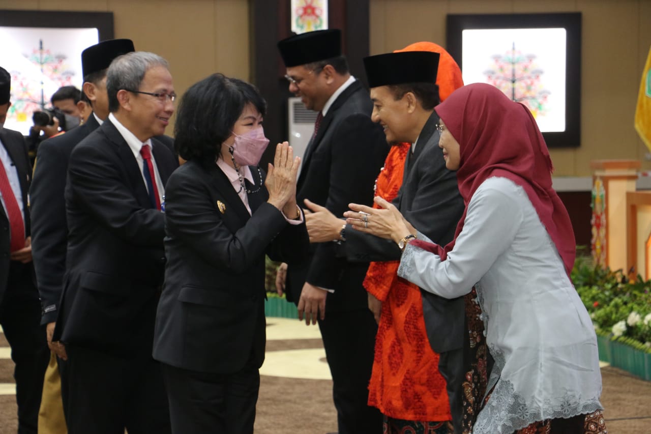 Bupati Pulang Pisau Hadiri Upacara Pengukuhan Kepala Perwakilan BI Prov. Kalteng