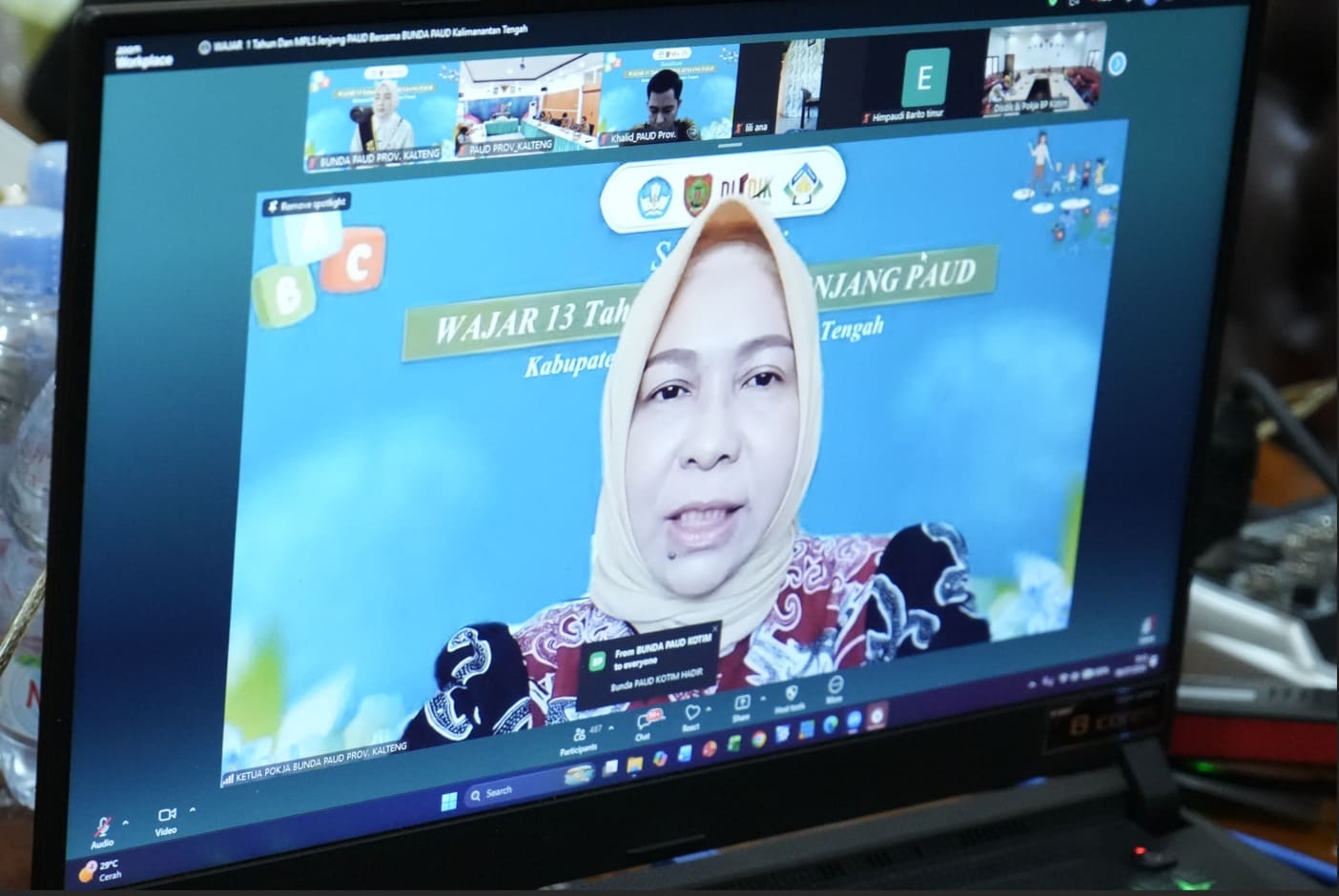Bunda PAUD Kalteng Aisyah Thisia Agustiar Sabran Tegaskan PAUD Fondasi SDM Unggul