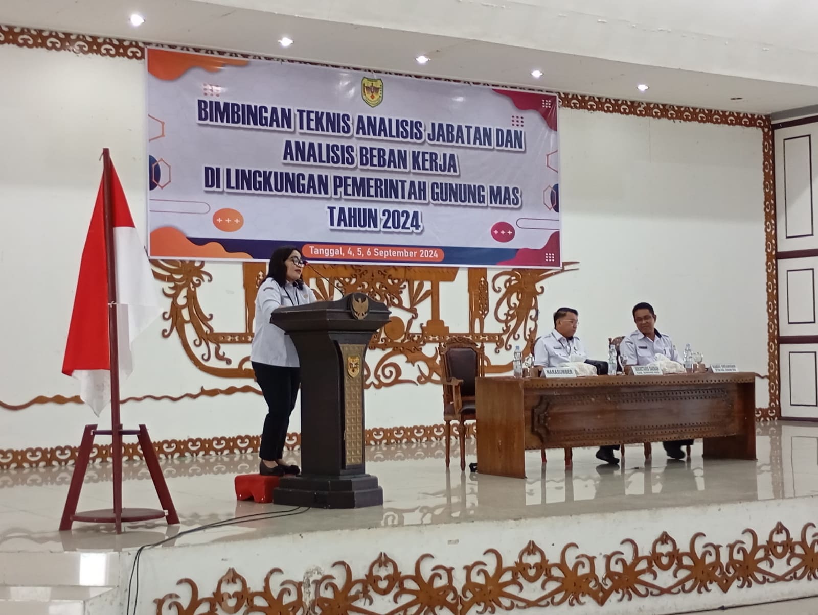 Plt. Kepala Biro Organisasi menjadi Narasumber pada Bimbingan Teknis Anjab dan ABK