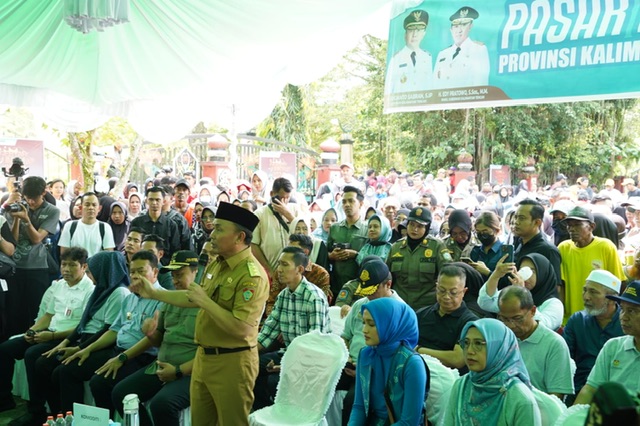 Gubernur Sugianto Sabran dan Wakil Gubernur Edy Pratowo Buka Gebyar UMKM Wilayah Barat