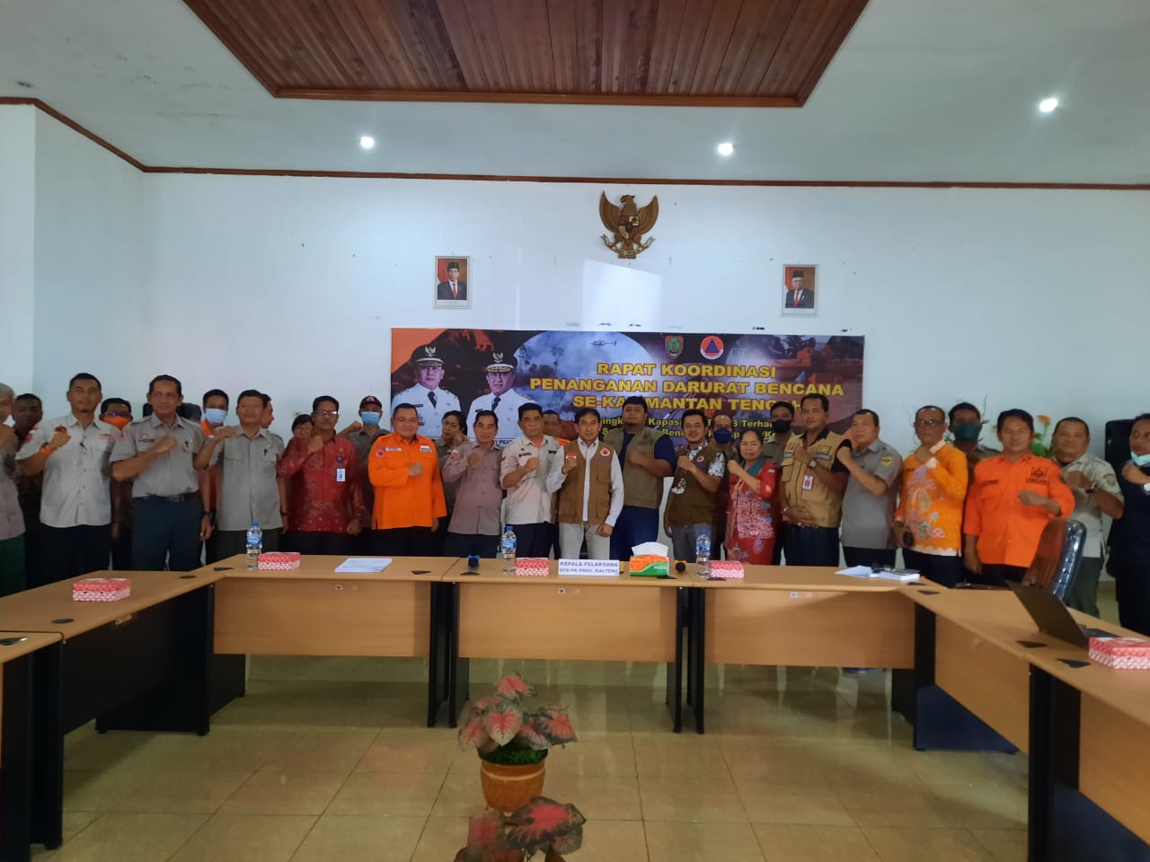 BPBPK Gelar Rakor Penanganan Darurat Bencana se-Kalteng