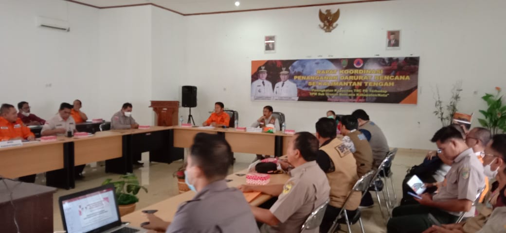 BPBPK Gelar Rakor Penanganan Darurat Bencana se-Kalteng