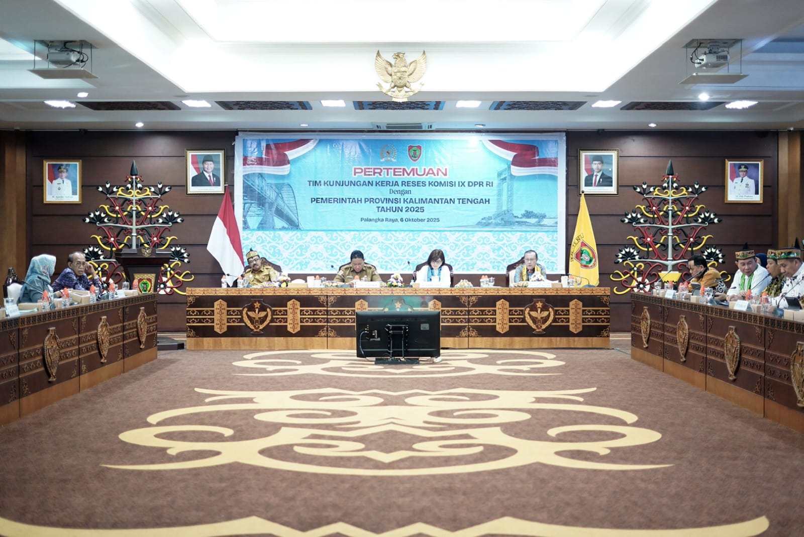 Wagub Kalteng Edy Pratowo Hadiri Pertemuan Tim Kunjungan Kerja Reses Komisi IX DPR RI