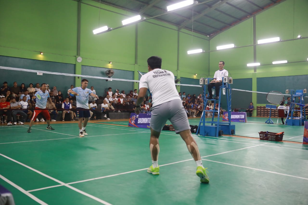 Tim Kalteng Pada Cabang Olahraga Tenis Meja Eksekutif Lolos 16 Besar PORNAS Korpri XVII Tahun 2025