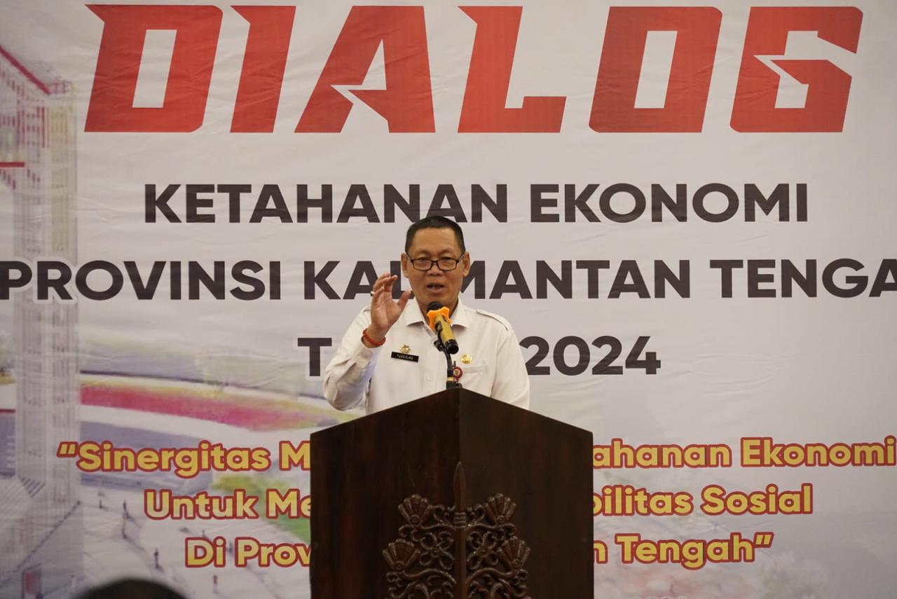 Sahli Yuas Elko Hadir Buka Dialog Ketahanan Ekonomi Provinsi Kalteng Tahun 2024