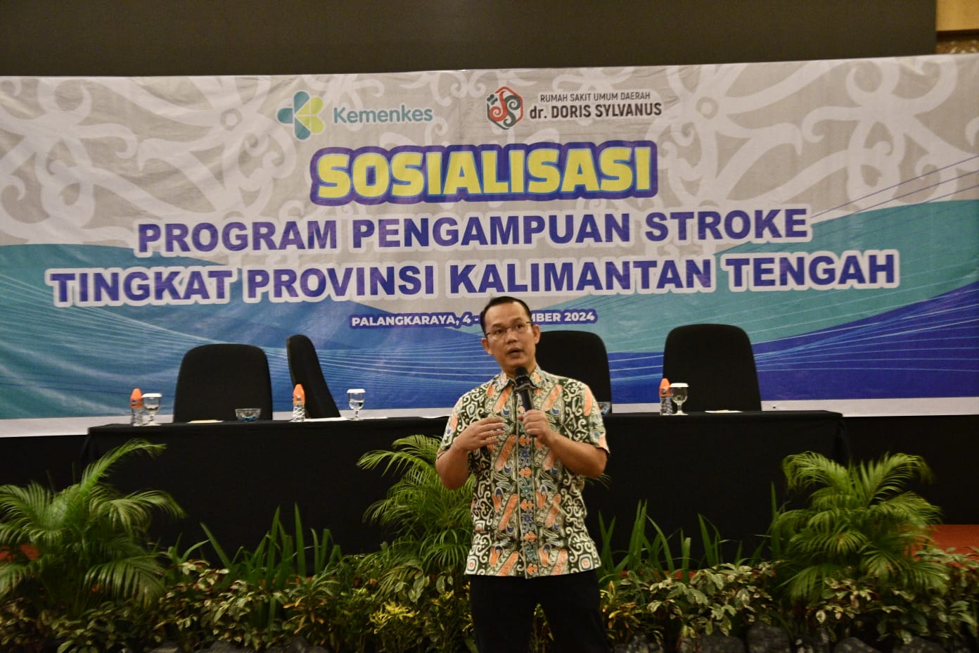 RSUD dr. Doris Sylvanus Gelar Sosialisasi  Program Pengampuan Stroke