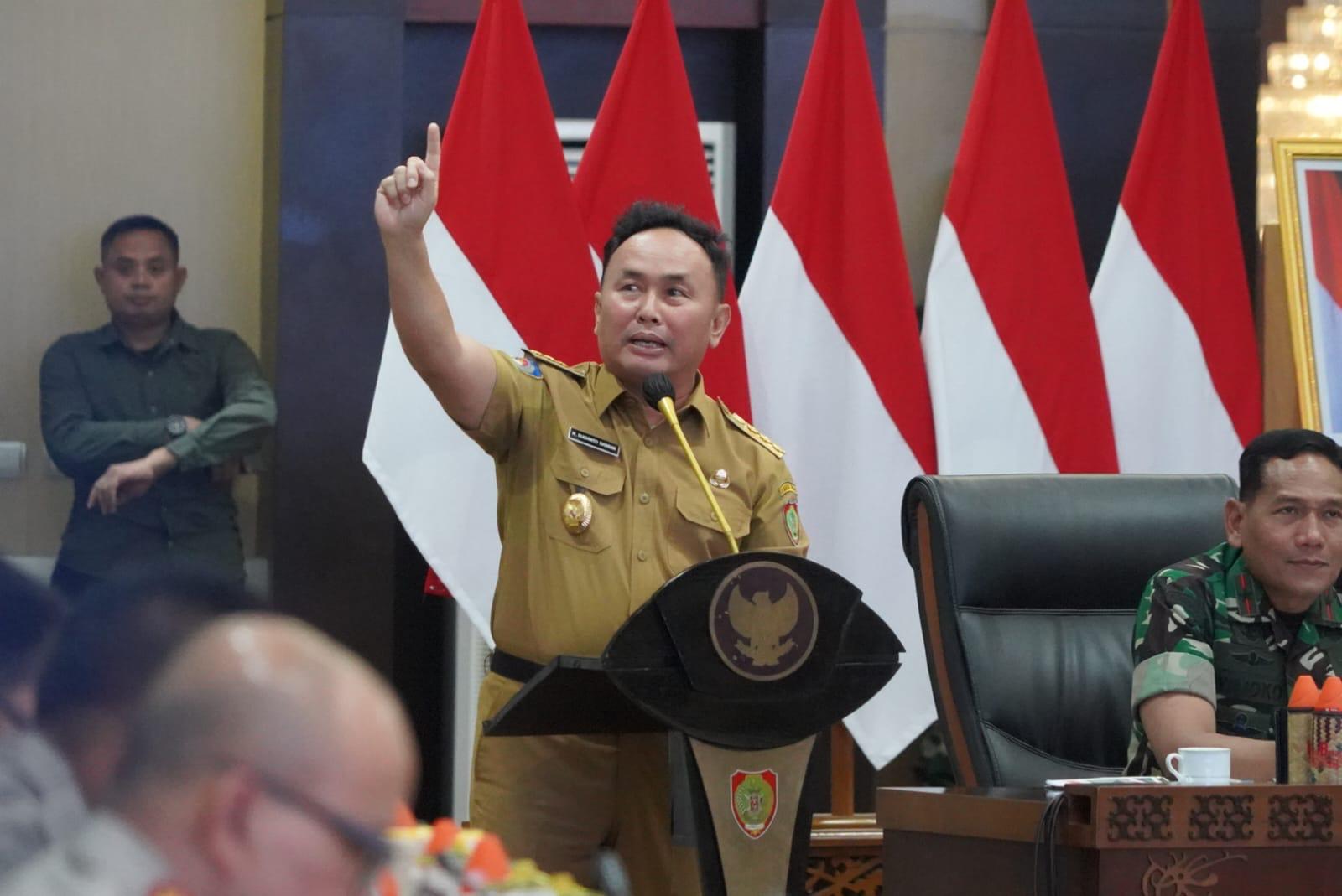 Gubernur Kalteng Sugianto Sabran Hadiri Rakor Persiapan Cetak Sawah dan Swasembada Jagung Tahun 2025 di Provinsi Kalteng