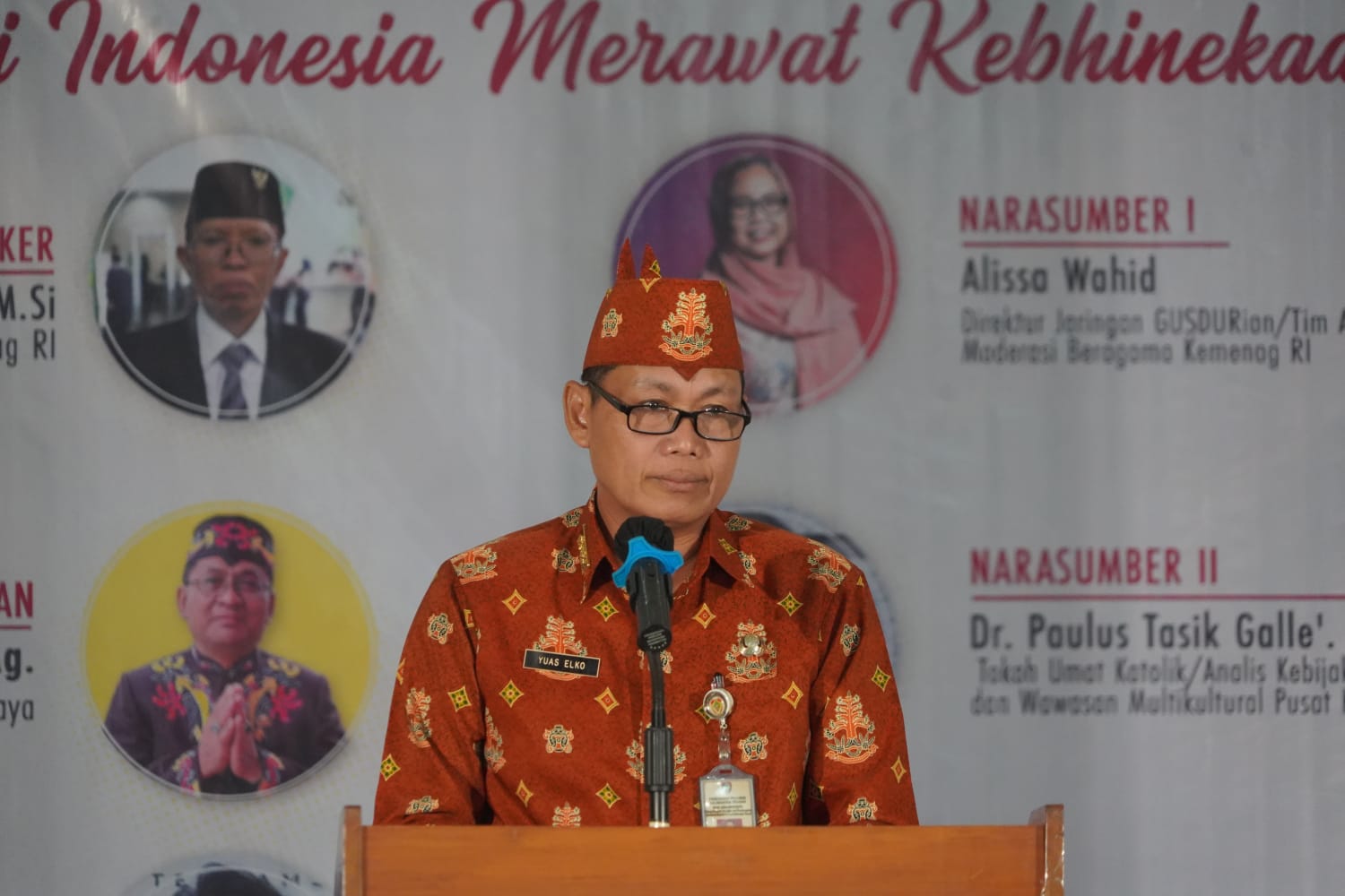 SAG Yuas Elko Buka Acara Dialog Nasional Kerukunan Antar Umat Beragama