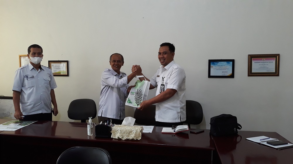 Plt Kadisbun Terima Audiensi Kepala BPS Prov. Kalteng Untuk Membahas Kesiapan ST2023