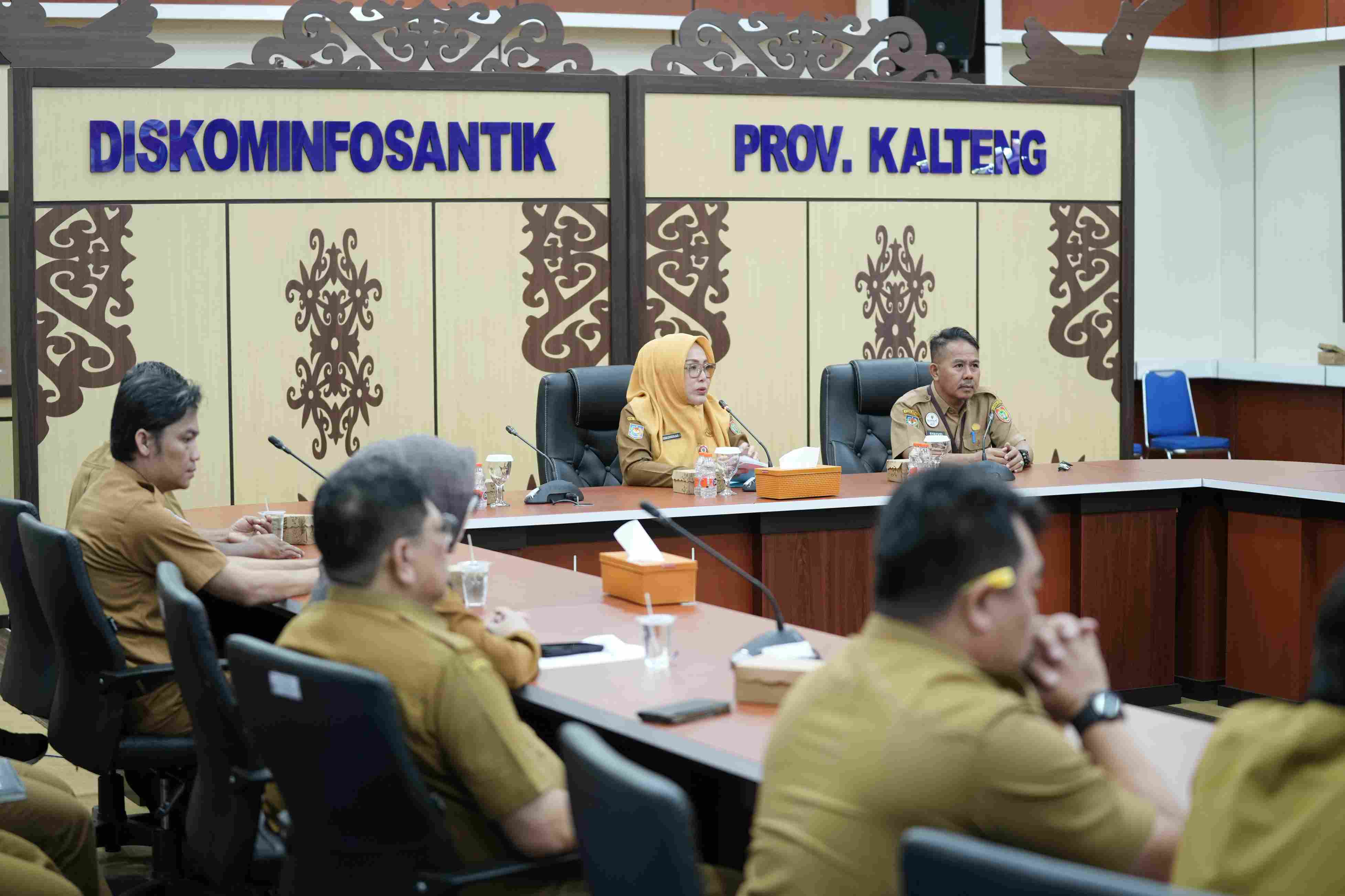 Diskominfosantik Kalteng Gelar Rakor Pengisian Indeks Pemerintahan Digital