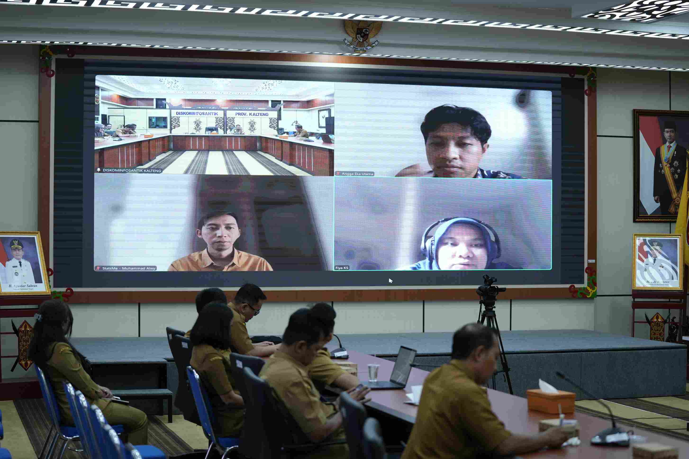 Diskominfosantik Kalteng Gelar Rakor Pengisian Indeks Pemerintahan Digital