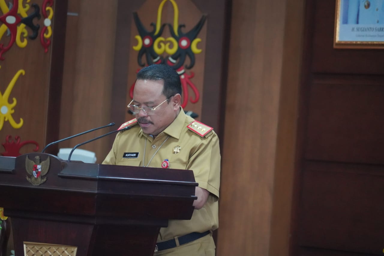 Sekda Prov. Kalteng Nuryakin Buka Acara Pusdiklat Paskibraka Prov. Kalteng Tahun 2022